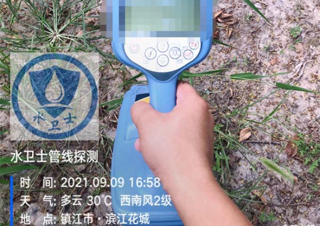 连云港金属管道探测案例-镇江滨江花城小区