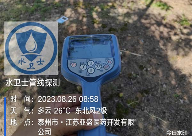 连云港地埋电缆探测案例-江苏亚盛医药